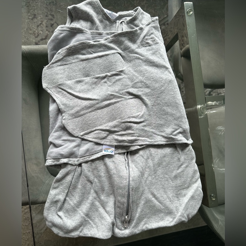 Halo Organic Cotton Sleep Sack Swaddle in Cloud / Newborn 0-3